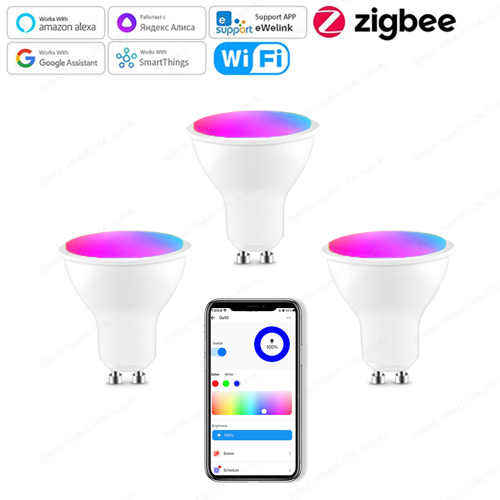 Alexa Compatible Bulb - Zigbee Gu10 Wifi Smart Led light