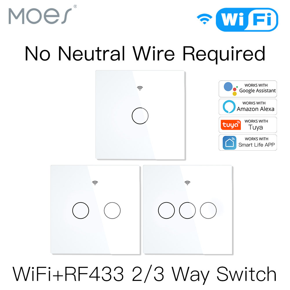 Smart Home Google - NEW WiFi Smart Light Switch RF433