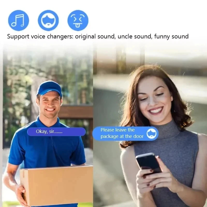 Smart Home Video Doorbell - Tuya WIFI Camera Doorbell HD Video