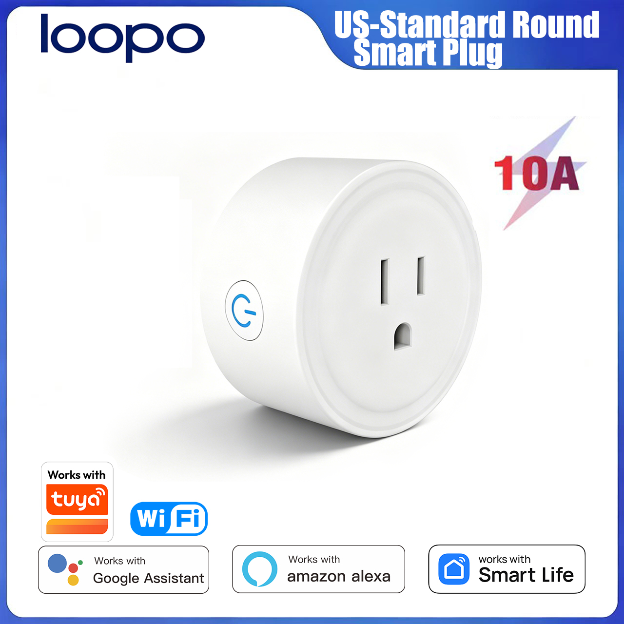Tuya WiFi US Round 10A Smart P - Smart Home Google incelemesi ve fiyatı