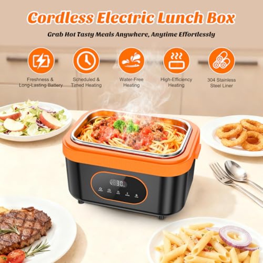 Cordless Heated Lunch Box for  - Smart Home Box incelemesi ve fiyatı