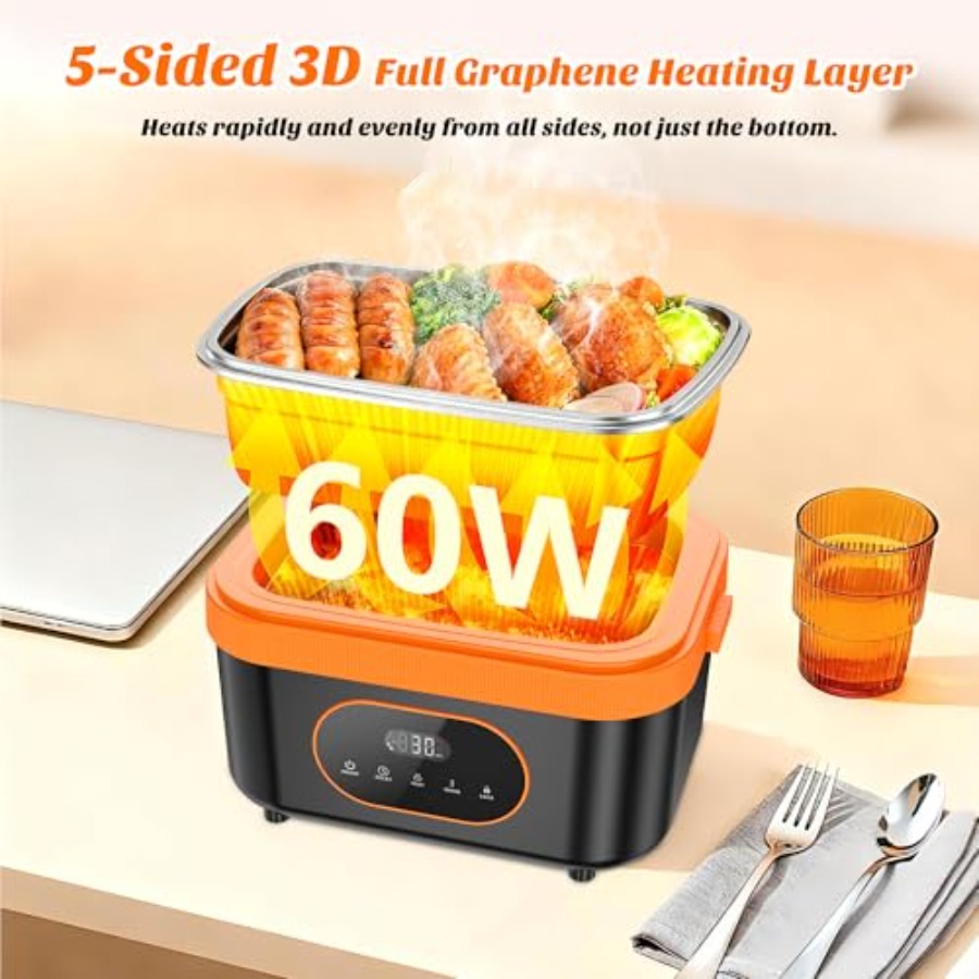 Cordless Heated Lunch Box for  - Smart Home Box incelemesi ve fiyatı