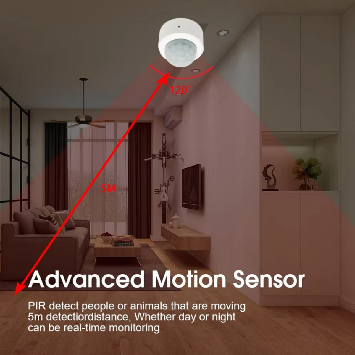 Zigbee PIR Motion Sensor Human - Smart Home Security incelemesi ve fiyatı