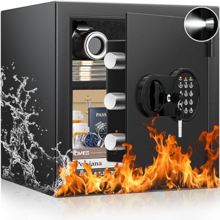 Home safe box, steel, black, 2 - Smart Home Box incelemesi ve fiyatı