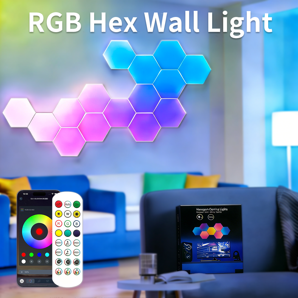 RGB 5V Hexagon LED Wall Light  - Alexa Compatible Bulb incelemesi ve fiyatı
