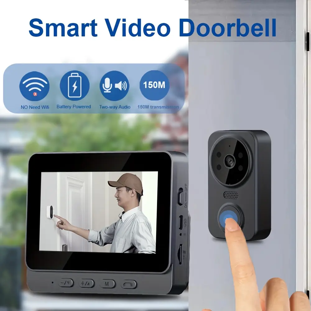 2026 HD Wireless Video Doorbel - Smart Home Video Doorbell incelemesi ve fiyatı