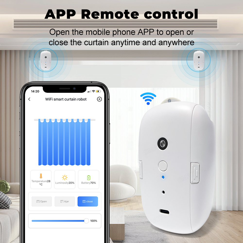 Tuya Smart Curtain Motor Bt Vo - Smart Curtain Robot incelemesi ve fiyatı