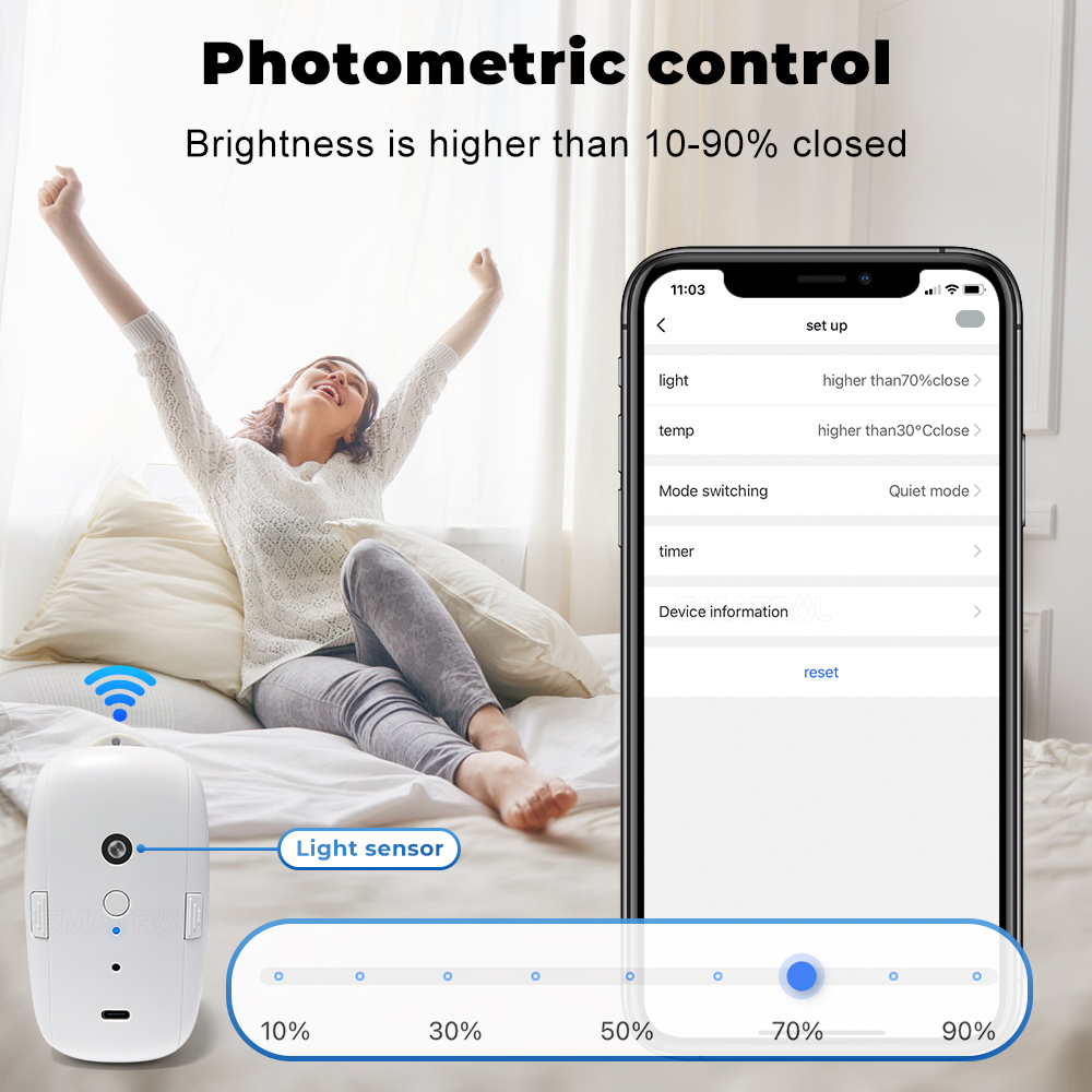 Tuya Smart Curtain Motor Bt Vo - Smart Curtain Robot incelemesi ve fiyatı
