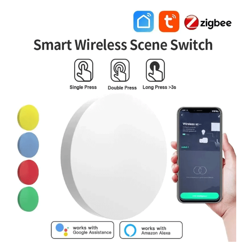 Tuya ZigBee Smart Wireless But - Smart Home Google incelemesi ve fiyatı