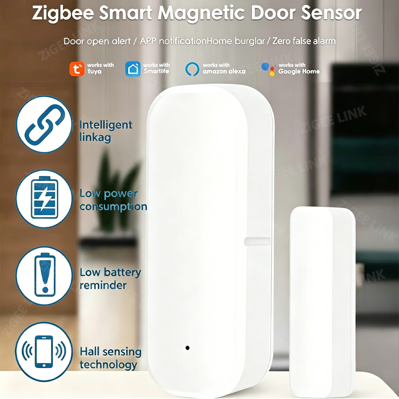 Door Window Sensor ZigBee Door - Smart Home Automation System incelemesi ve fiyatı