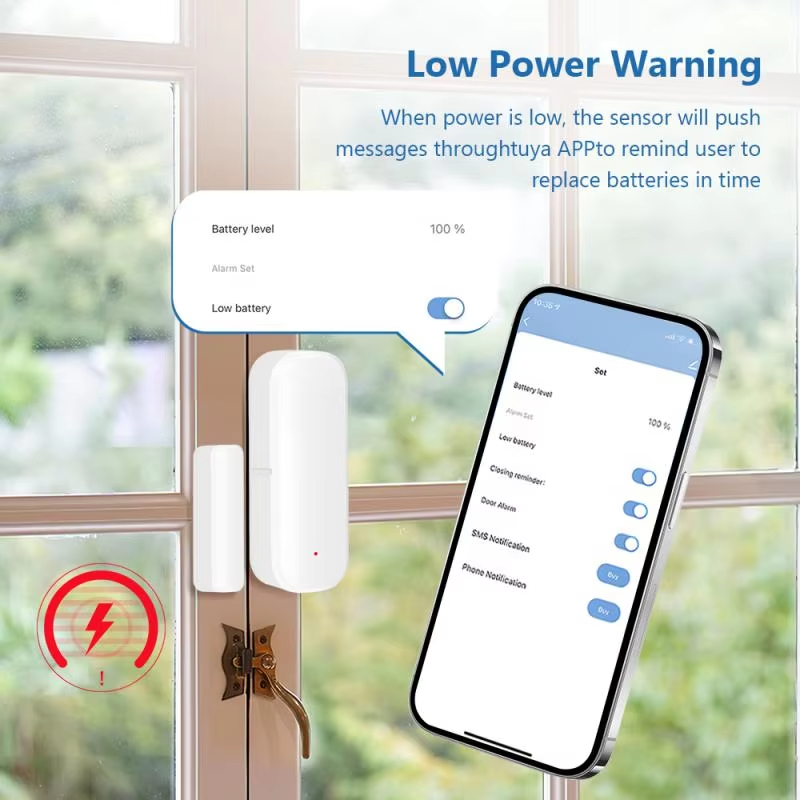 Door Window Sensor ZigBee Door - Smart Home Automation System incelemesi ve fiyatı