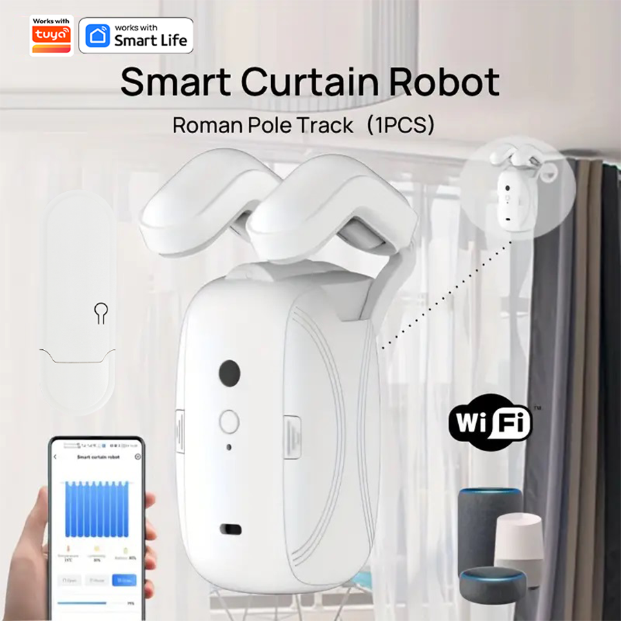 1/2pcs Smart WiFi Curtain Robo - Smart Curtain Robot incelemesi ve fiyatı