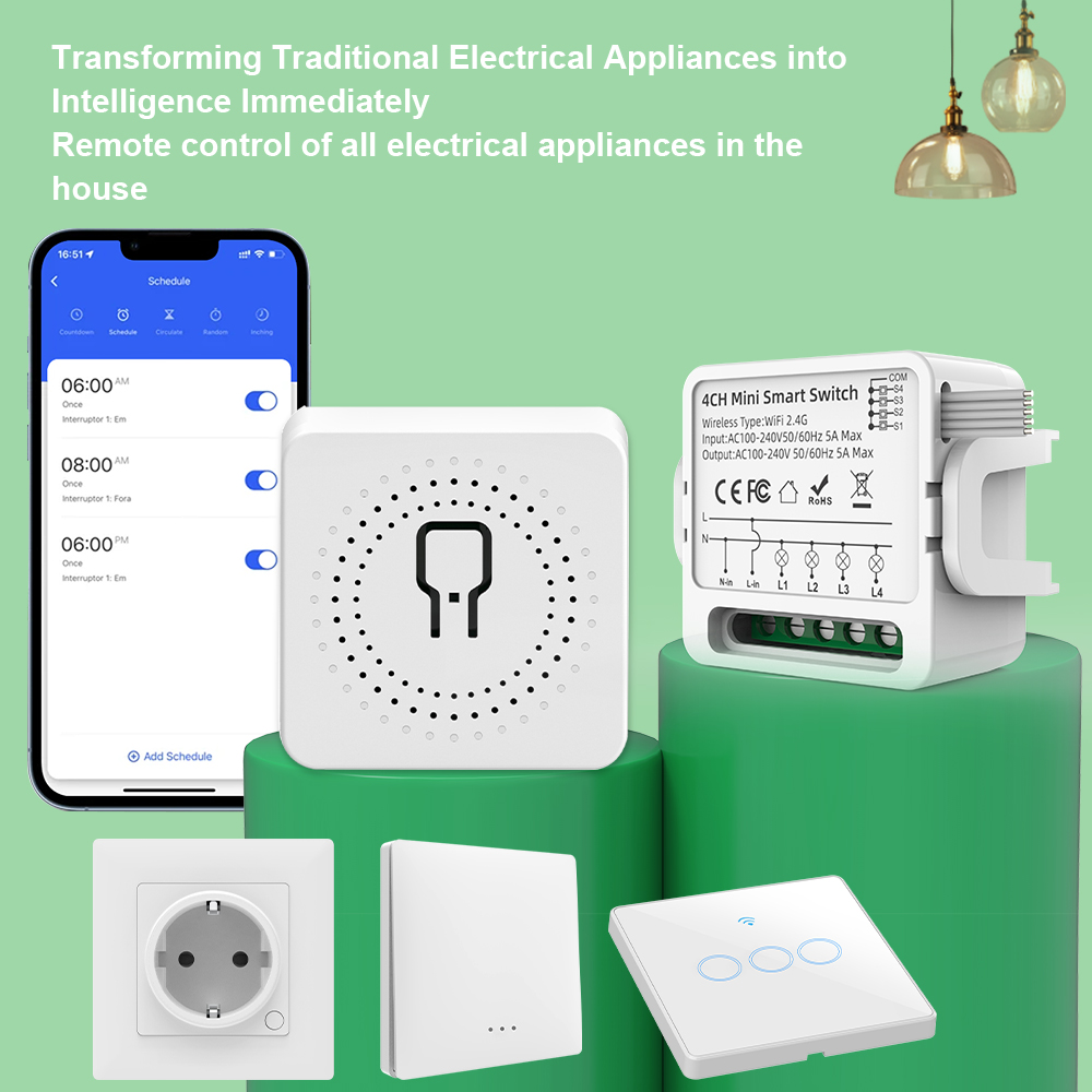 Tuya WiFi Smart Switch 1/2/3/4 - Smart Home Google incelemesi ve fiyatı
