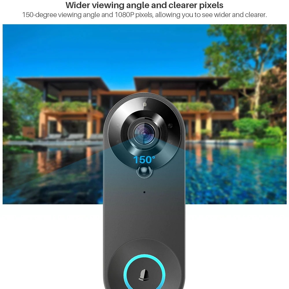 Tuya 1080P Wireless WIFI Doorb - Smart Home Video Doorbell incelemesi ve fiyatı