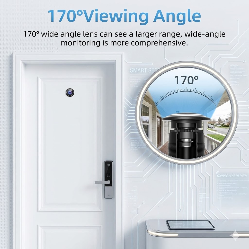ZEMNIO 2K 3MP Smart Door Peeph - Smart Home Video Doorbell incelemesi ve fiyatı