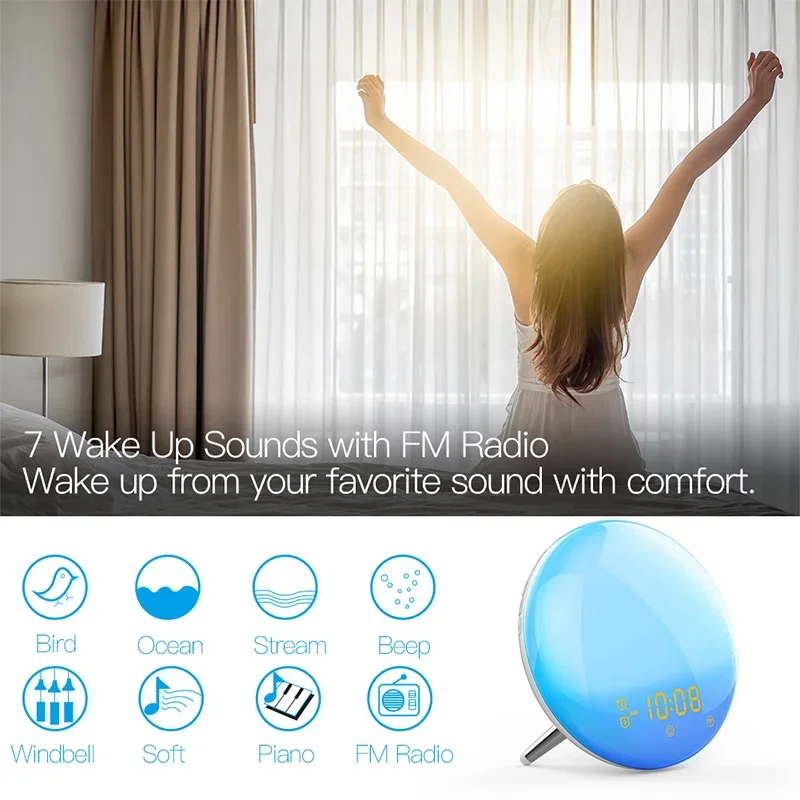 WiFi Tuya Smart Life Wake Up L - Alexa Compatible Bulb incelemesi ve fiyatı
