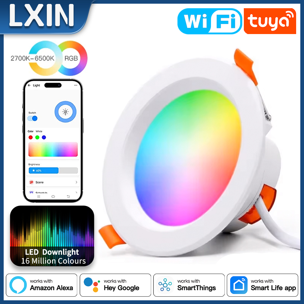 LXIN tuya Downlight WIFI, 7/9/ - Alexa Compatible Bulb incelemesi ve fiyatı