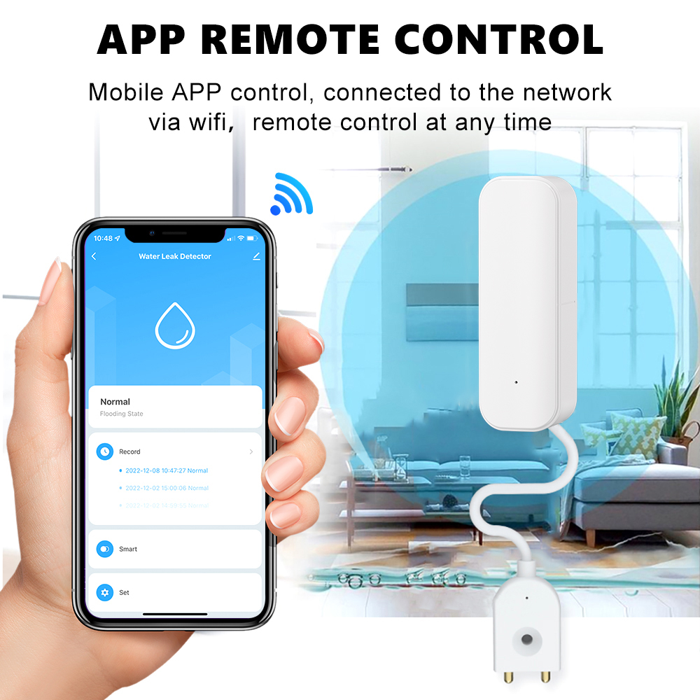 WiFi/Zigbee Water Sensor Tuya  - Smart Home Automation System incelemesi ve fiyatı
