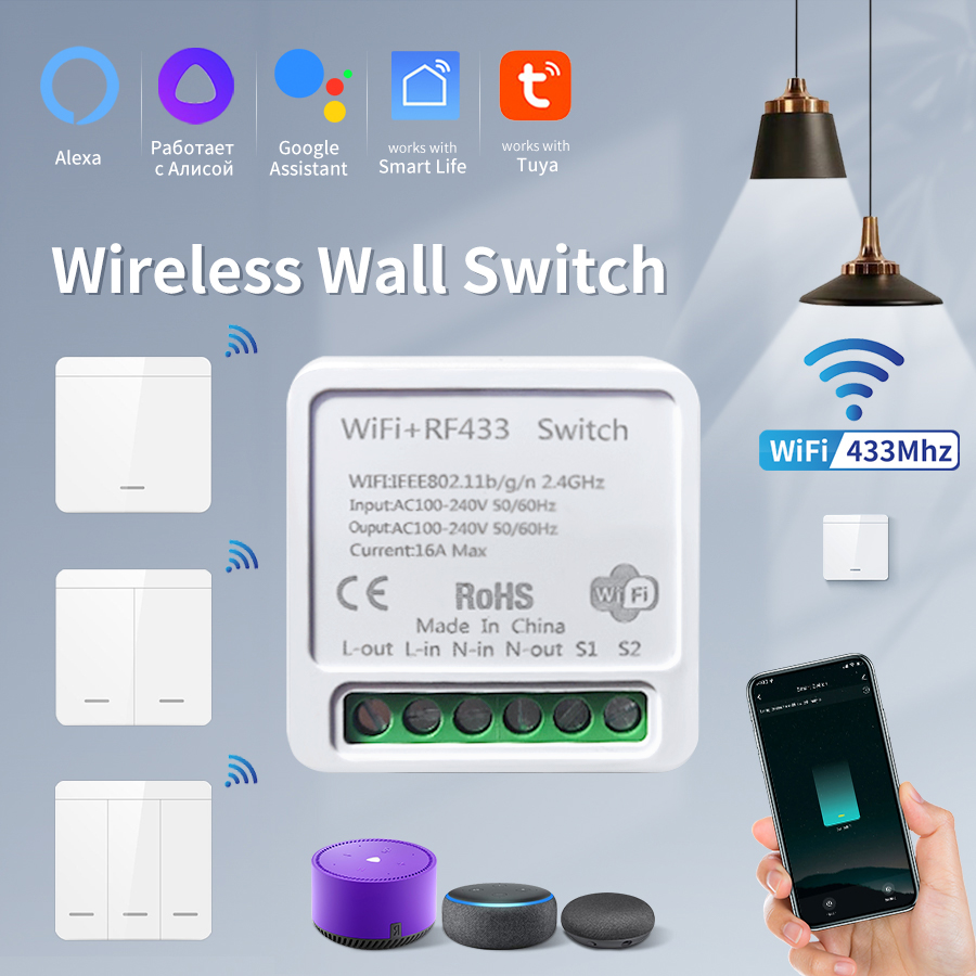 16A/20A Tuya WiFi Smart Switch - Alexa Compatible Bulb incelemesi ve fiyatı