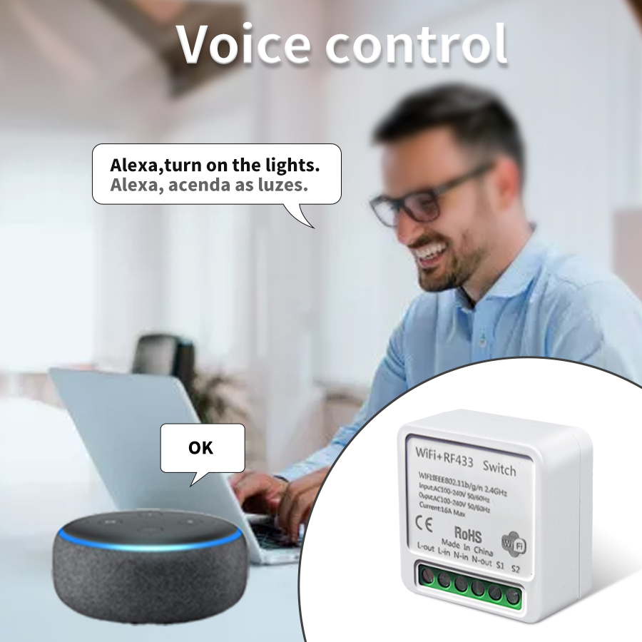 16A/20A Tuya WiFi Smart Switch - Alexa Compatible Bulb incelemesi ve fiyatı