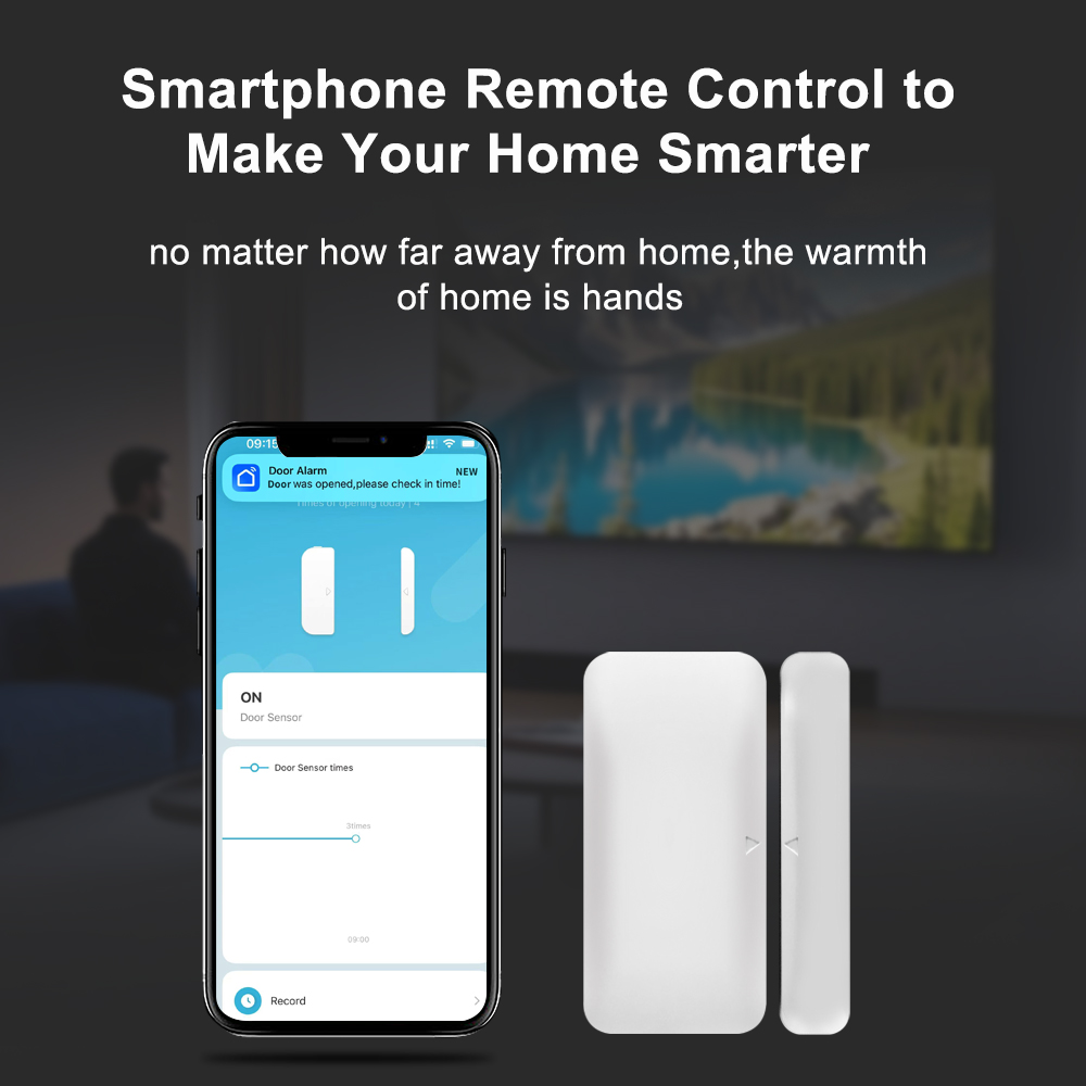 Tuya Zigbee Wireless Door Wind - Smart Home Automation System incelemesi ve fiyatı