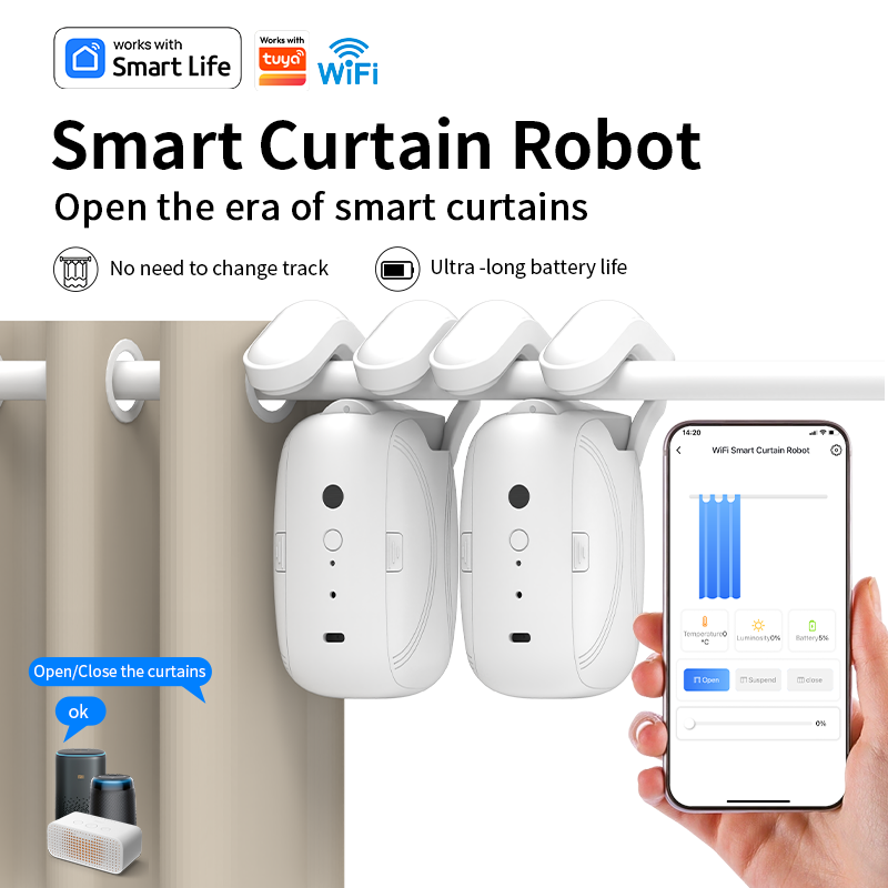 2pcs Wi-Fi Smart Curtain Robot - Smart Curtain Robot incelemesi ve fiyatı