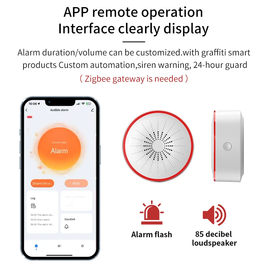 Tuya WiFi ZigBee Smart Alarm S - Smart Home Automation System incelemesi ve fiyatı