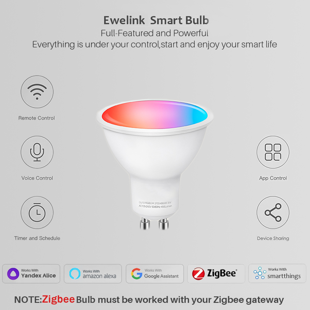 Ewelink GU10 Zigbee LED Bulbs  - Alexa Compatible Bulb incelemesi ve fiyatı