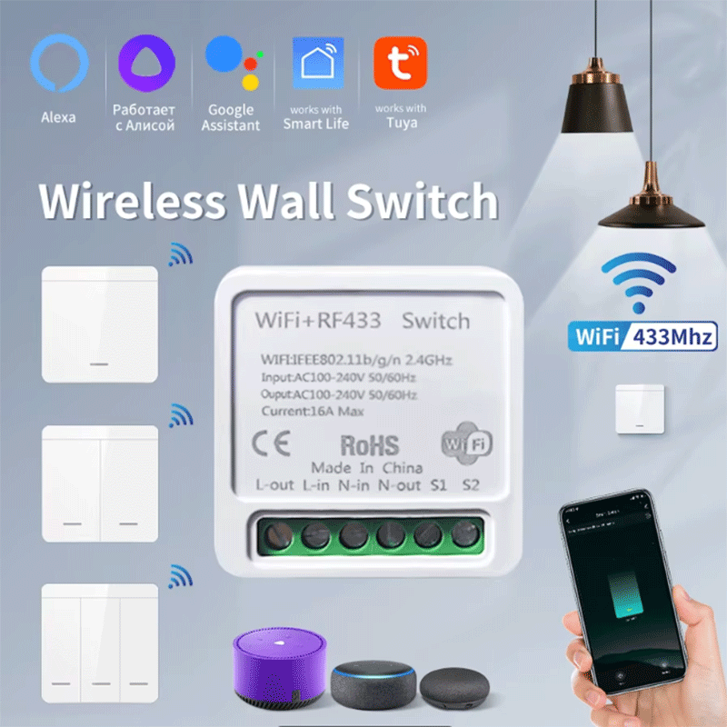 Tuya WiFi Smart Light Switch S - Smart Home Google incelemesi ve fiyatı