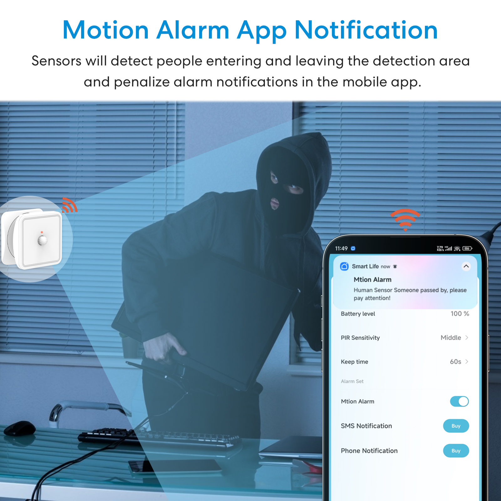 Tuya ZigBee Human Motion Senso - Smart Home Security incelemesi ve fiyatı