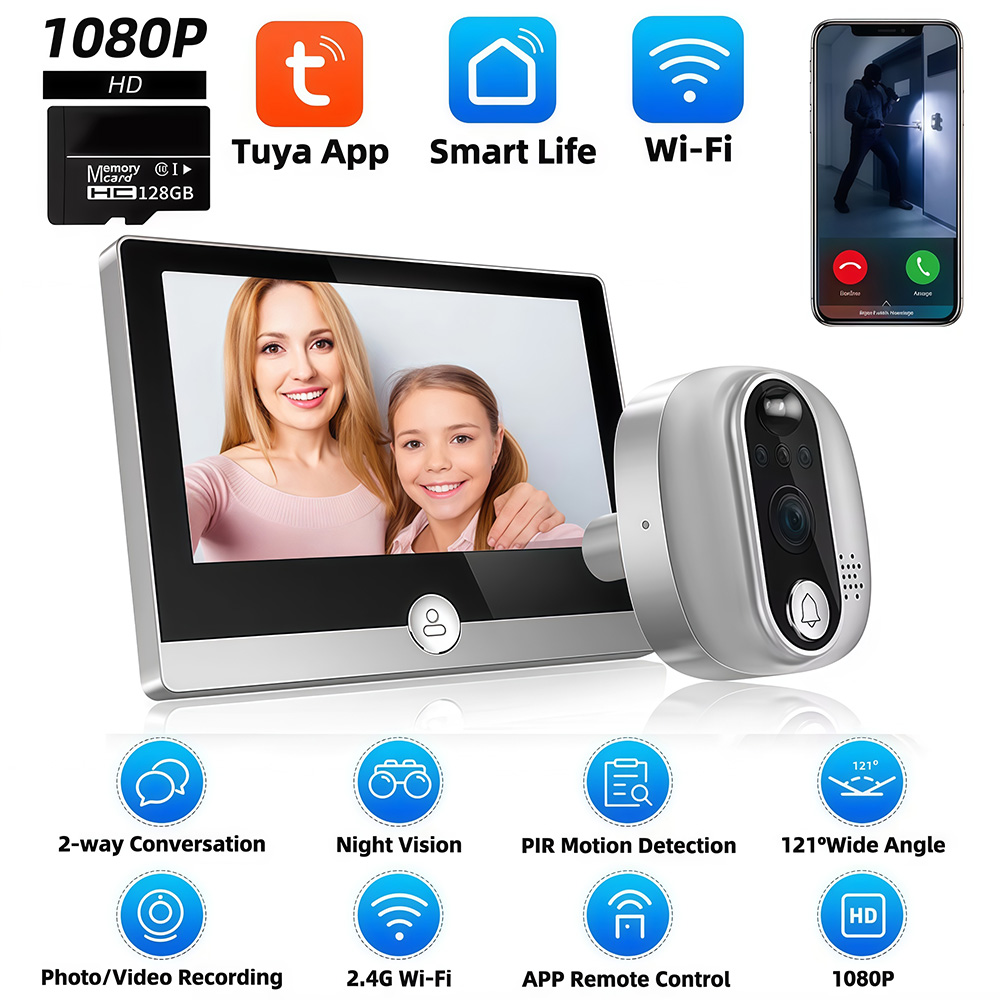 Tuya 1080P WiFi Door Bell Came - Smart Home Video Doorbell incelemesi ve fiyatı