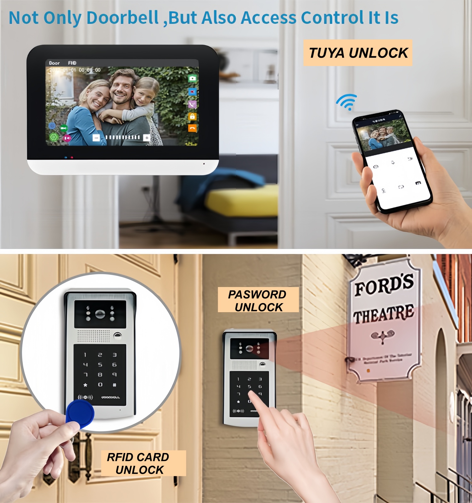 TUYA WIFI video intercom doorb - Smart Home Video Doorbell incelemesi ve fiyatı