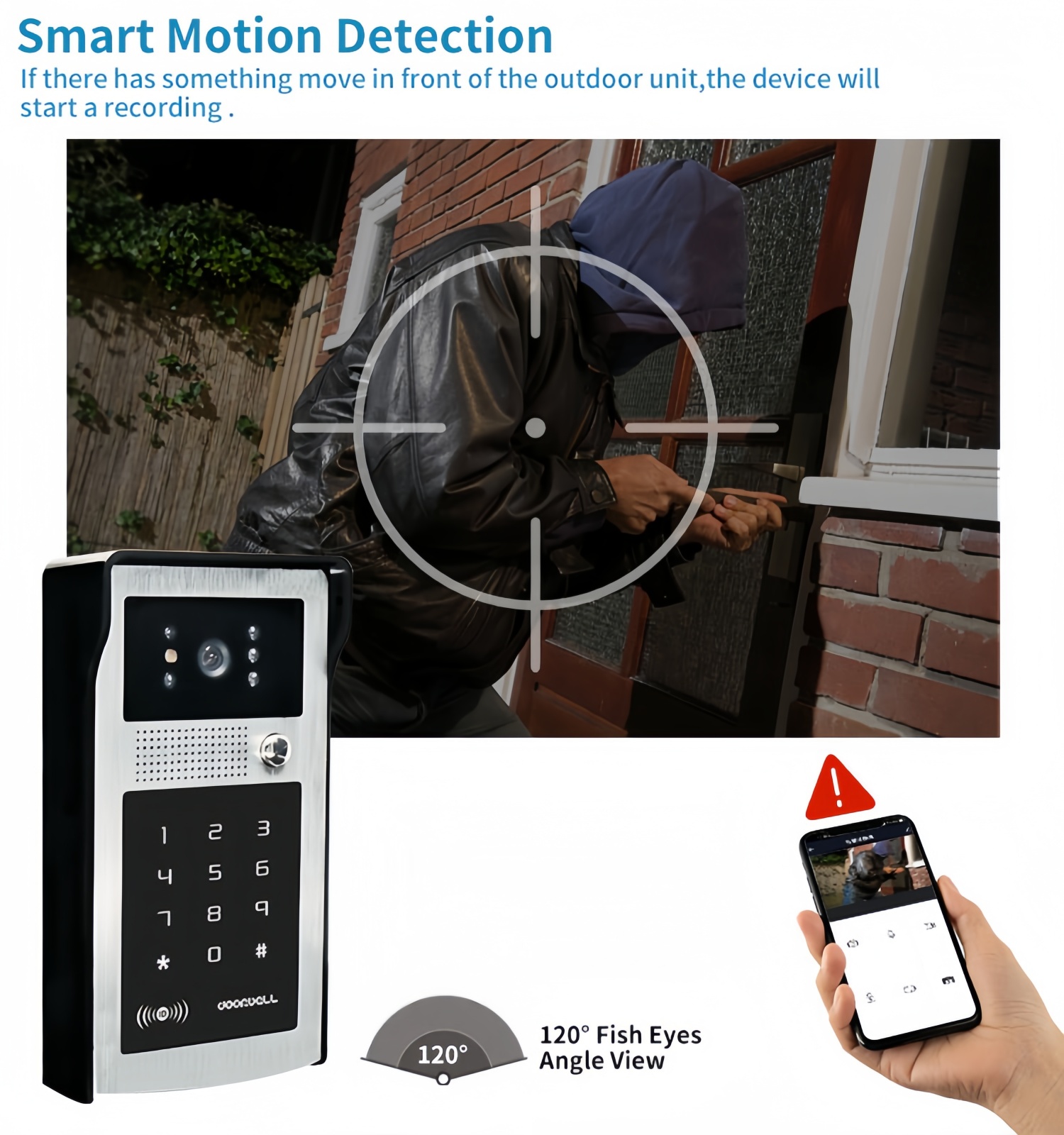 TUYA WIFI video intercom doorb - Smart Home Video Doorbell incelemesi ve fiyatı