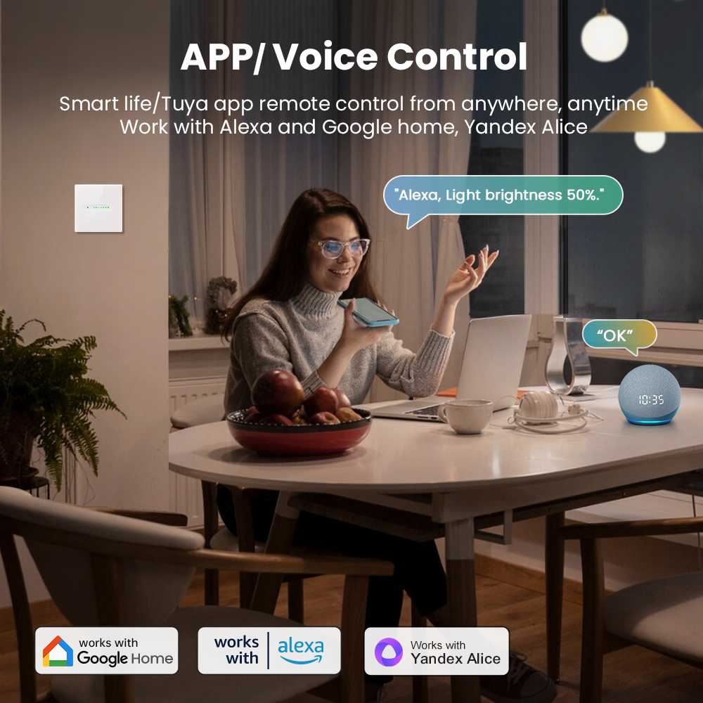 AVATTO WiFi 1/2 Gang Smart Dim - Smart Home Google incelemesi ve fiyatı
