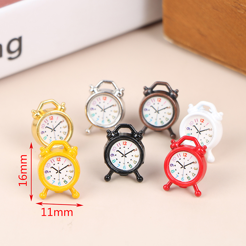 1PC 1:12 Scale Alarm Clock Dol - Smart Home Security incelemesi ve fiyatı