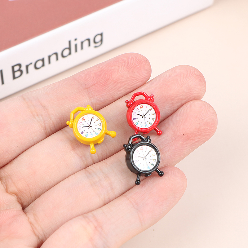 1PC 1:12 Scale Alarm Clock Dol - Smart Home Security incelemesi ve fiyatı