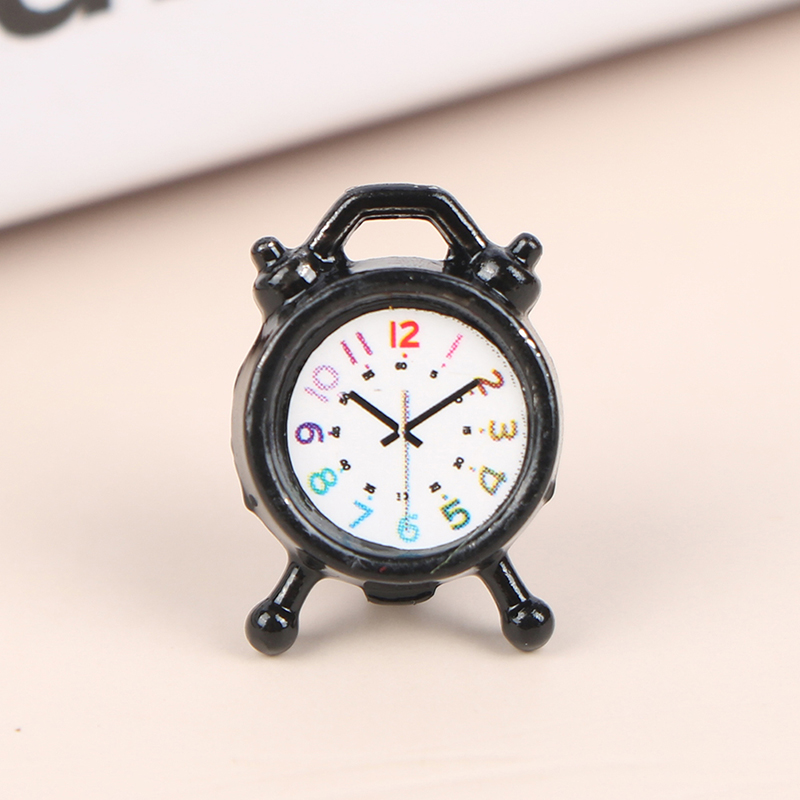 1PC 1:12 Scale Alarm Clock Dol - Smart Home Security incelemesi ve fiyatı