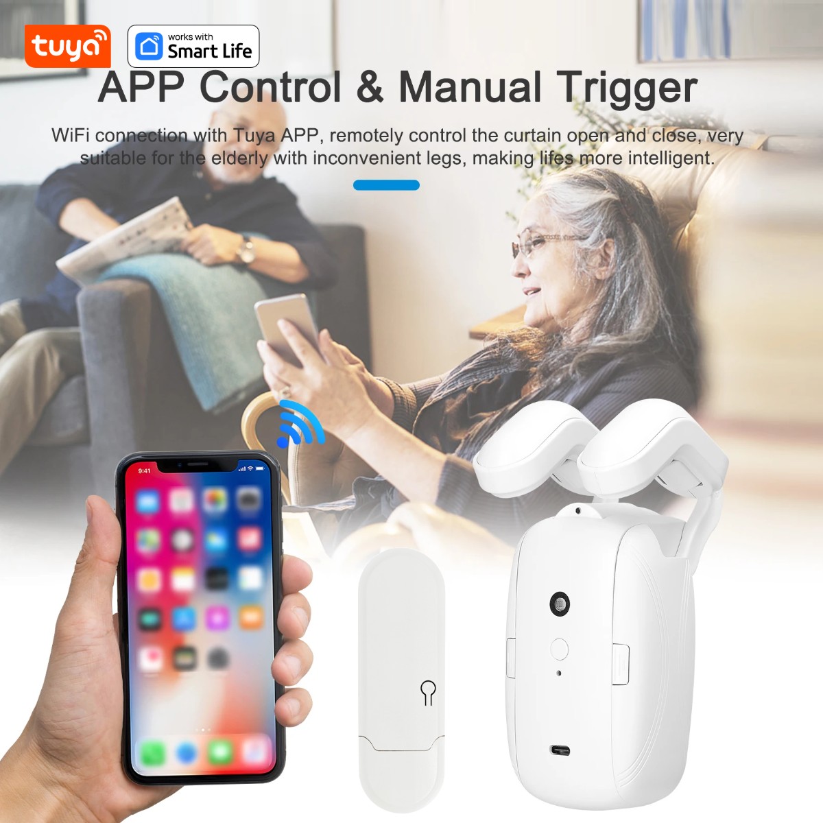 1/2PCS Tuya Smart WiFi Curtain - Smart Curtain Robot incelemesi ve fiyatı