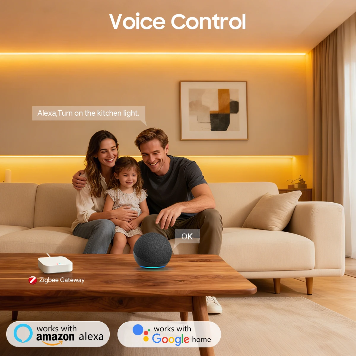 Zigbee Smart Under Cabinet Lig - Alexa Compatible Bulb incelemesi ve fiyatı