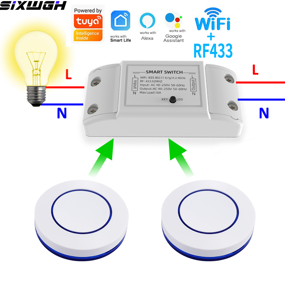 16A WiFi Tuya Smart Switch Wir - Smart Home Google incelemesi ve fiyatı