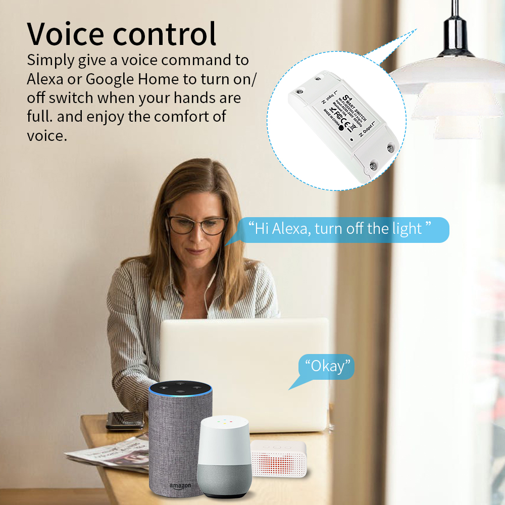 16A WiFi Tuya Smart Switch Wir - Smart Home Google incelemesi ve fiyatı