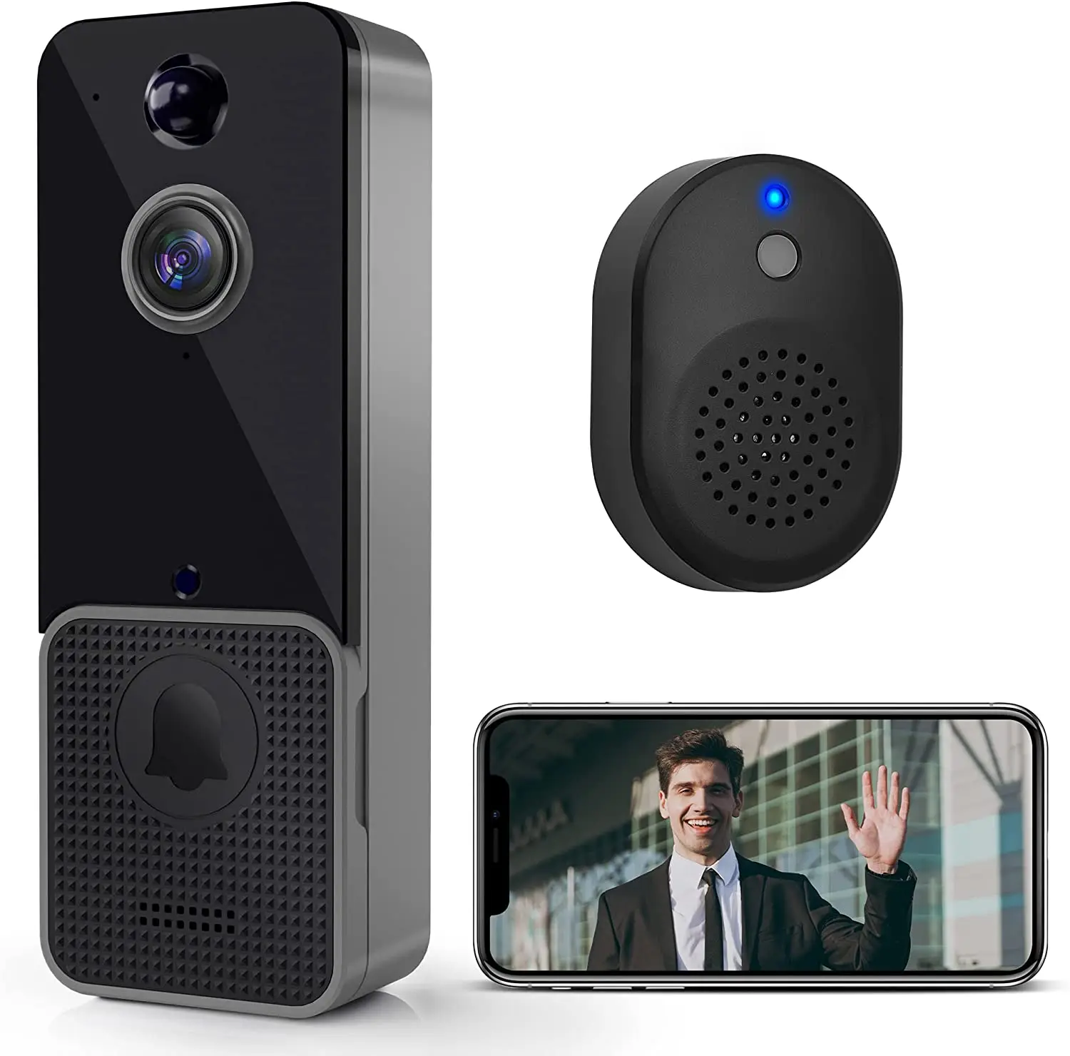 Wireless WiFi Video Doorbell C - Smart Home Video Doorbell incelemesi ve fiyatı