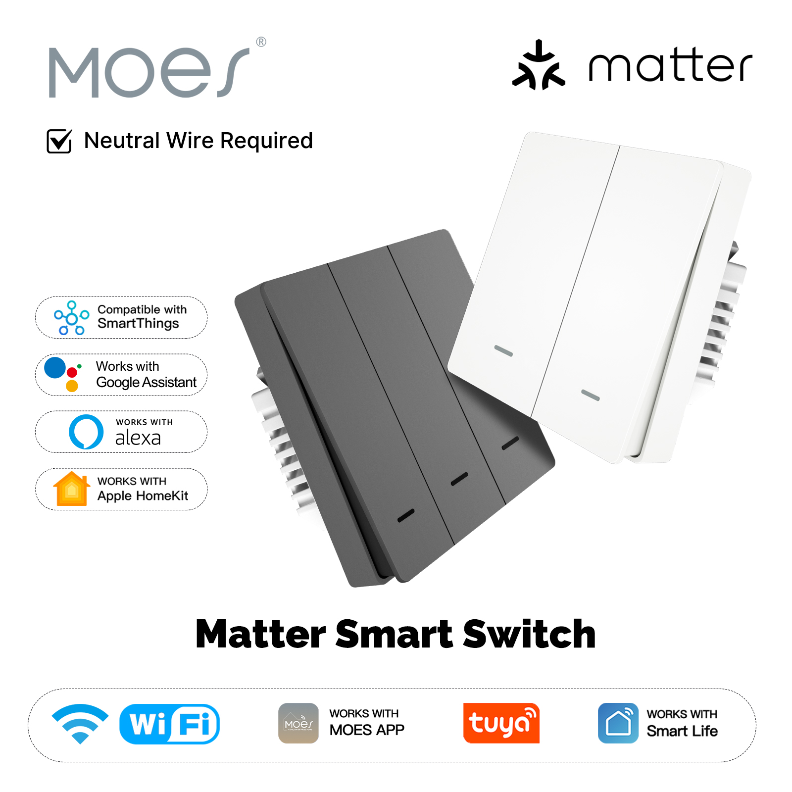 MOES Matter Tuya WiFi Smart Li - Smart Home Google incelemesi ve fiyatı