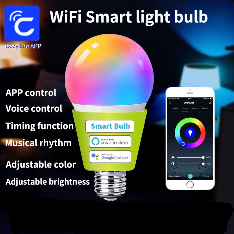 SIXWGH E27 Bulb WiFi 9W Smart  - Alexa Compatible Bulb incelemesi ve fiyatı