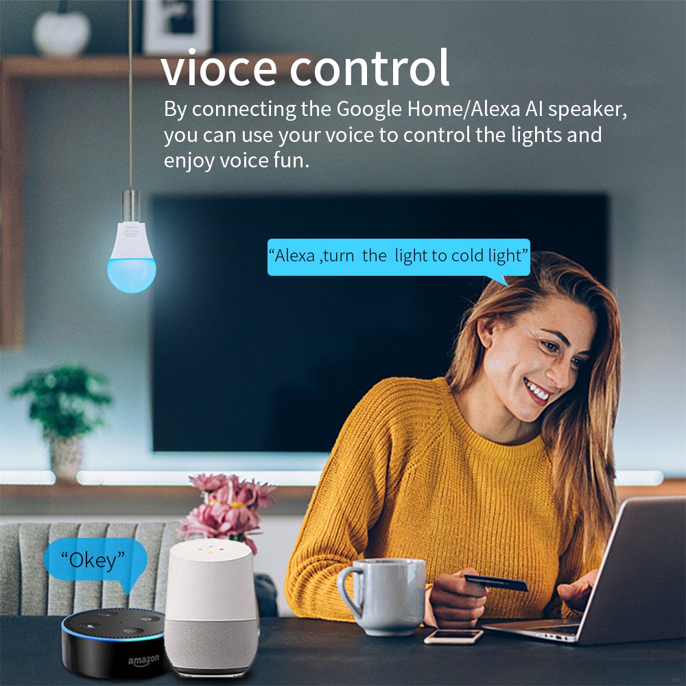SIXWGH E27 Bulb WiFi 9W Smart  - Alexa Compatible Bulb incelemesi ve fiyatı