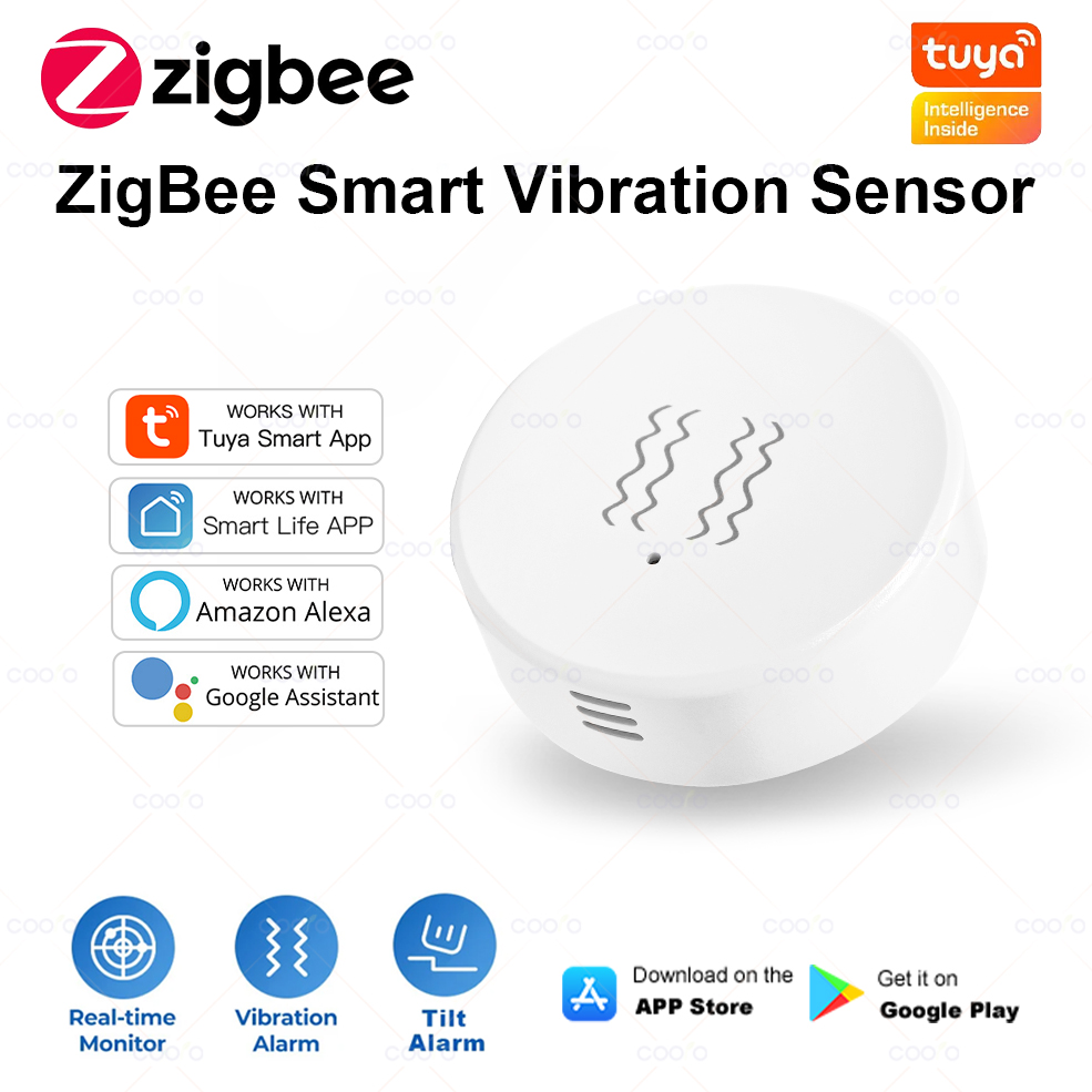 ZigBee Tuya Smart Vibration Se - Smart Home Security incelemesi ve fiyatı