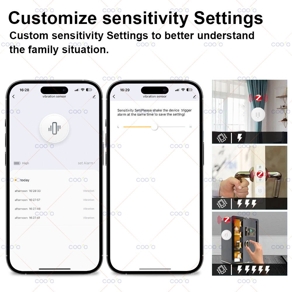 ZigBee Tuya Smart Vibration Se - Smart Home Security incelemesi ve fiyatı