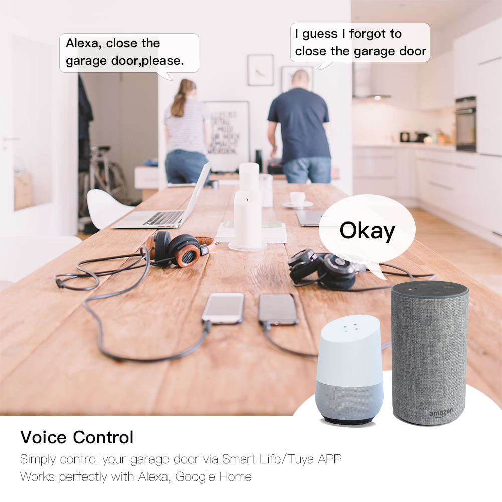 MOES Tuya WiFi Smart Garage Do - Smart Home Google incelemesi ve fiyatı