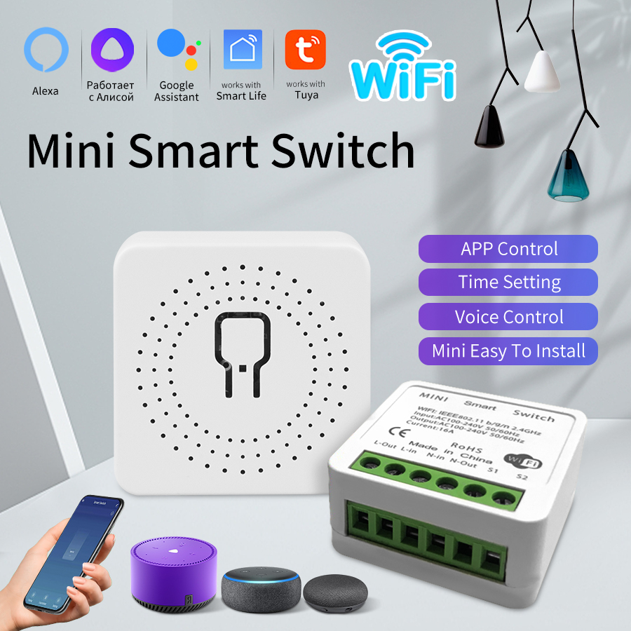 16A 20A Tuya Smart WiFi Switch - Smart Home Google incelemesi ve fiyatı