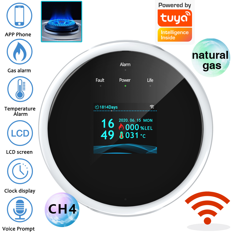 2.4G WiFi Gas Alarm Sensor Com - Smart Home Automation System incelemesi ve fiyatı